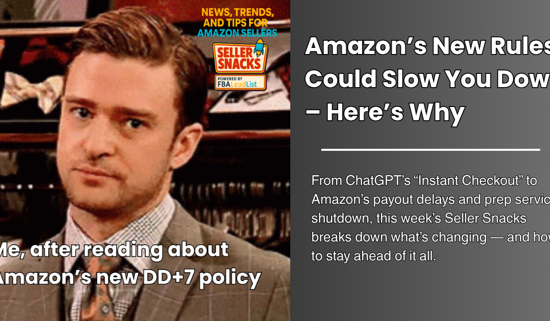 Amazon’s New Rules Could Slow You Down — Here’s Why